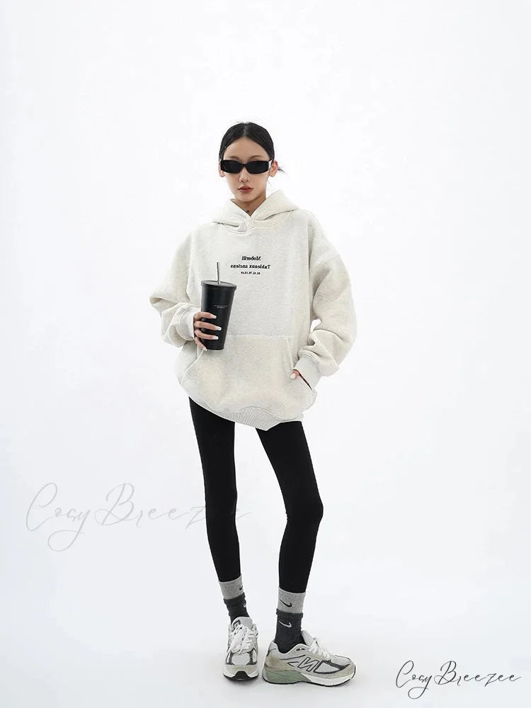 Loose Oversized Long Sleeve Fashion Comfortable Hoodie
