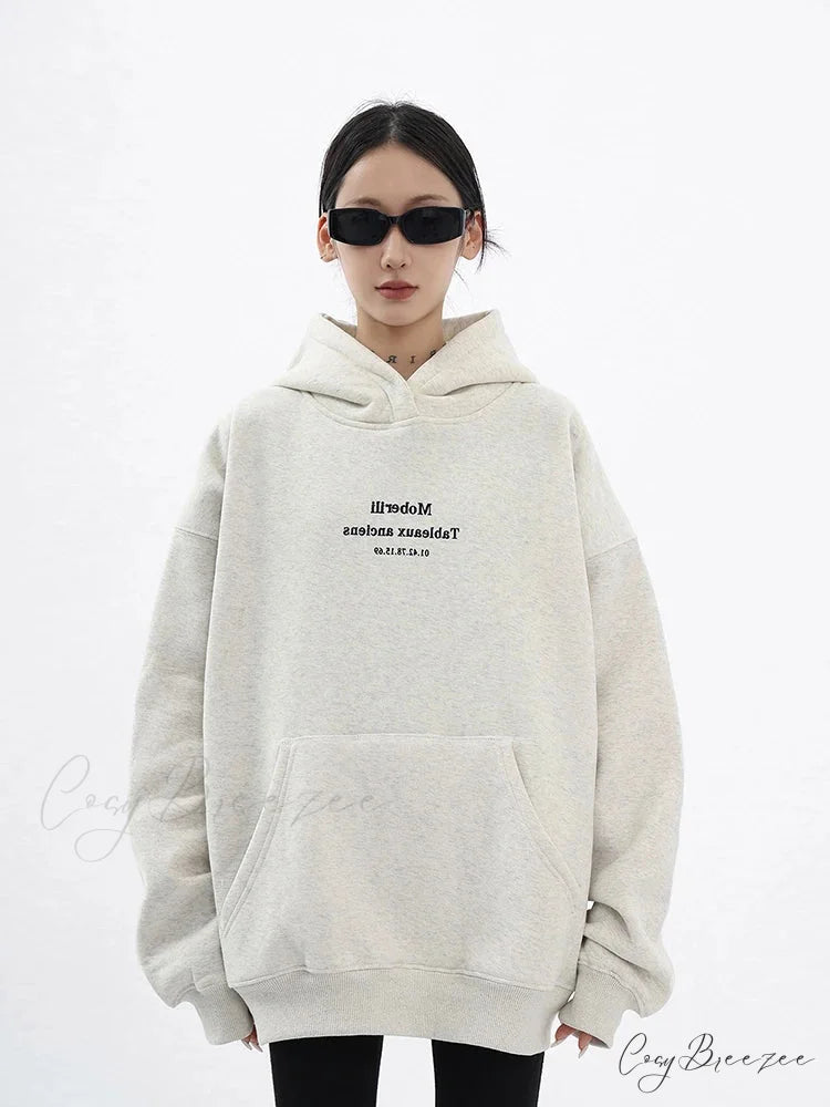 Loose Oversized Long Sleeve Fashion Comfortable Hoodie