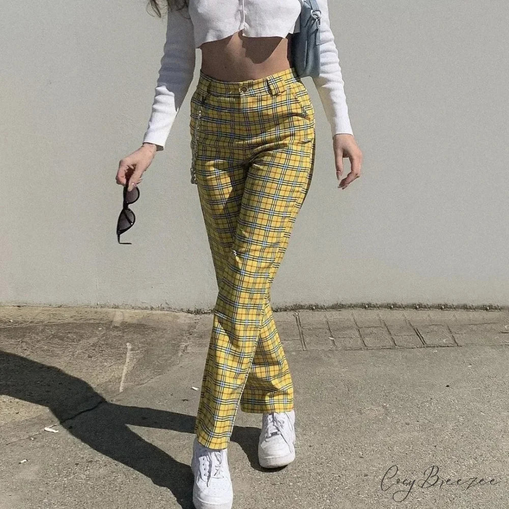 Loose Spacious Patchwork Pull-Tie Jogger Pant pant-250223