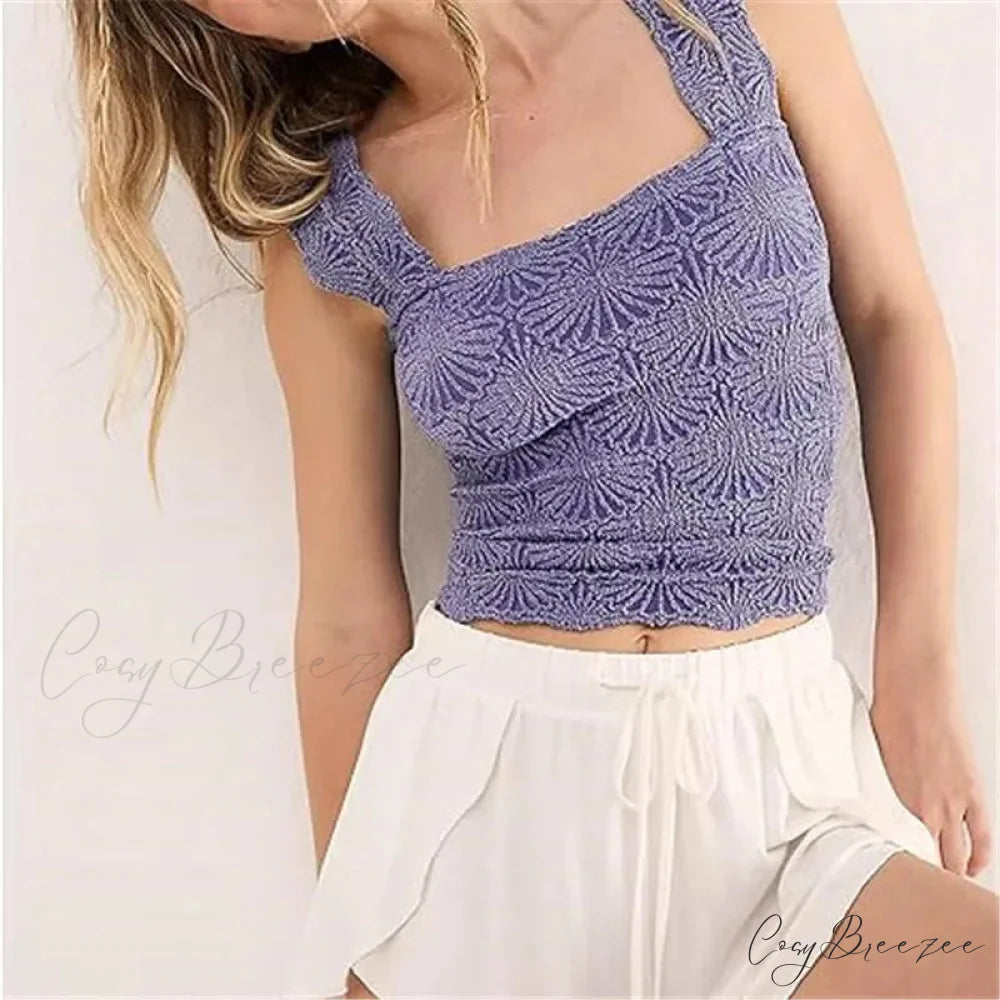 Love Letter Square Crop Top croptop-250223