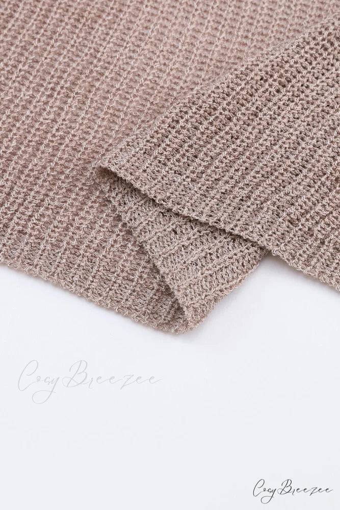 Low Dolman Slouchy High Gray Arm Sweater