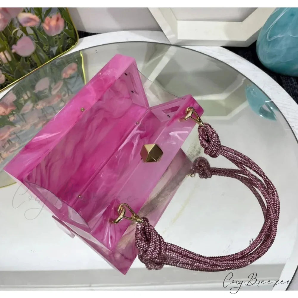 Luxury Acrylic Diamonds Evening Clutch clutchbag-250126