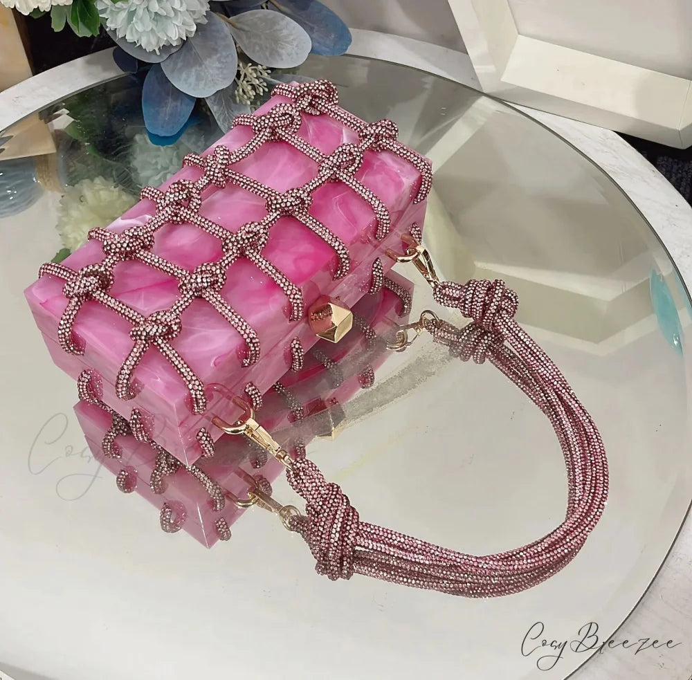 Luxury Acrylic Diamonds Evening Clutch color1 clutchbag-250126