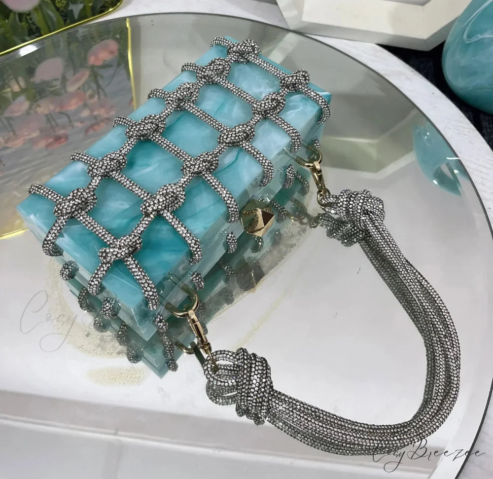 Luxury Acrylic Diamonds Evening Clutch color2 clutchbag-250126