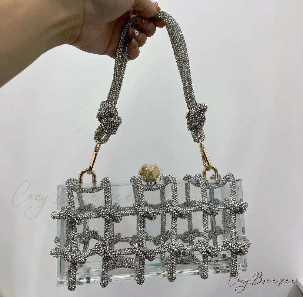 Luxury Acrylic Diamonds Evening Clutch color3 clutchbag-250126