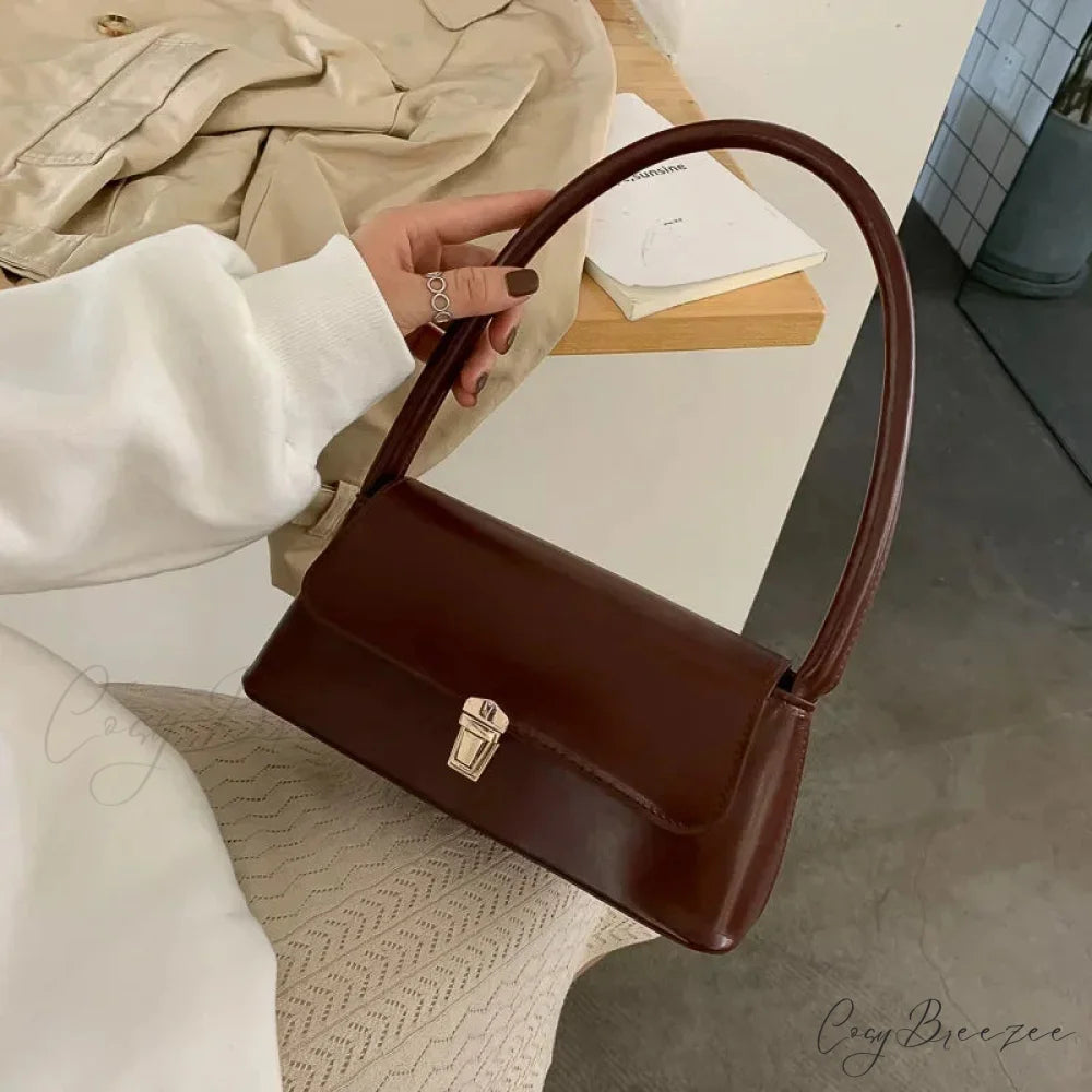 Luxury Brand Solid Color Crossbody Bag shoulder-250126