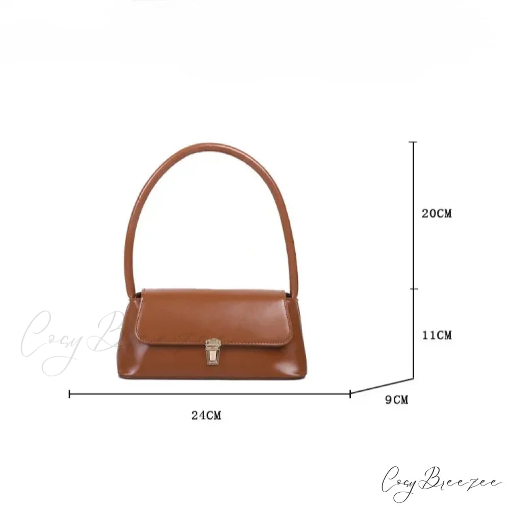Luxury Brand Solid Color Crossbody Bag shoulder-250126