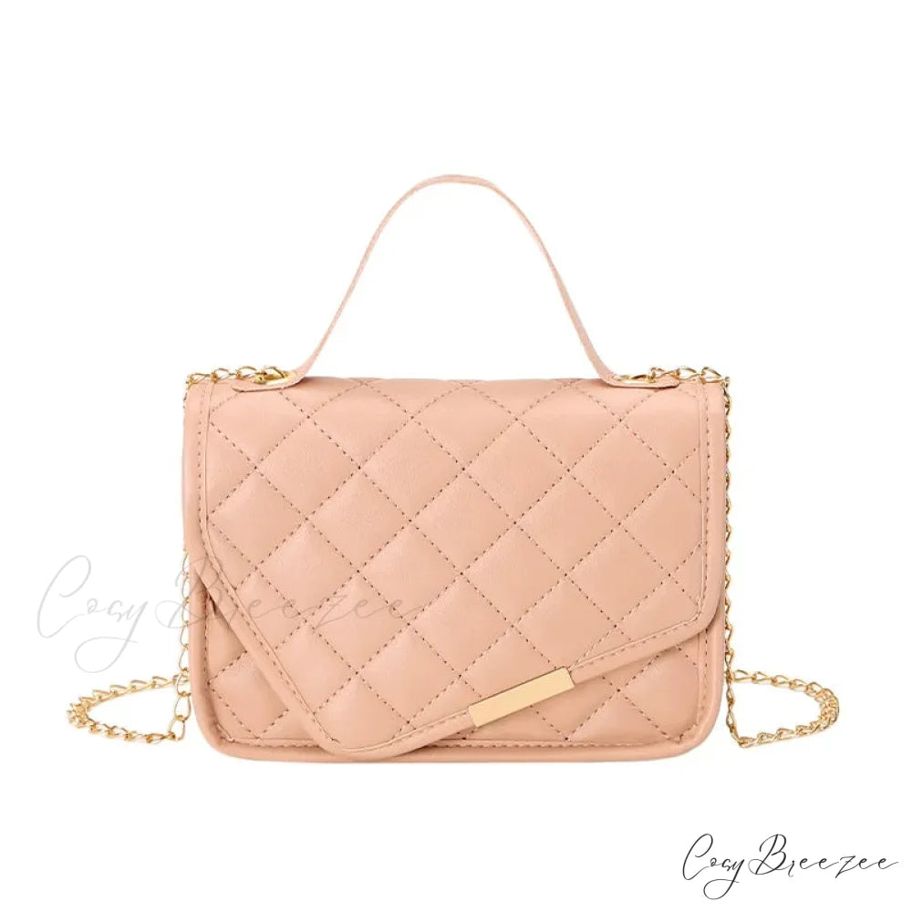 Luxury Messenger Embroidery Chain Crossbody Handbag Pink / 18cmx6cmx13cm handbag-250126
