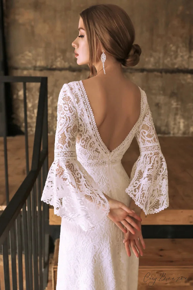 Magical Eternity Lace Trendy Mermaid Wedding Dress