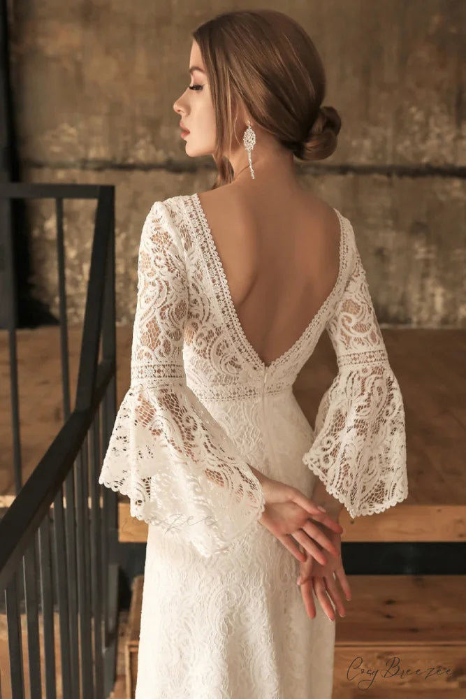 Magical Eternity Lace Trendy Mermaid Wedding Dress