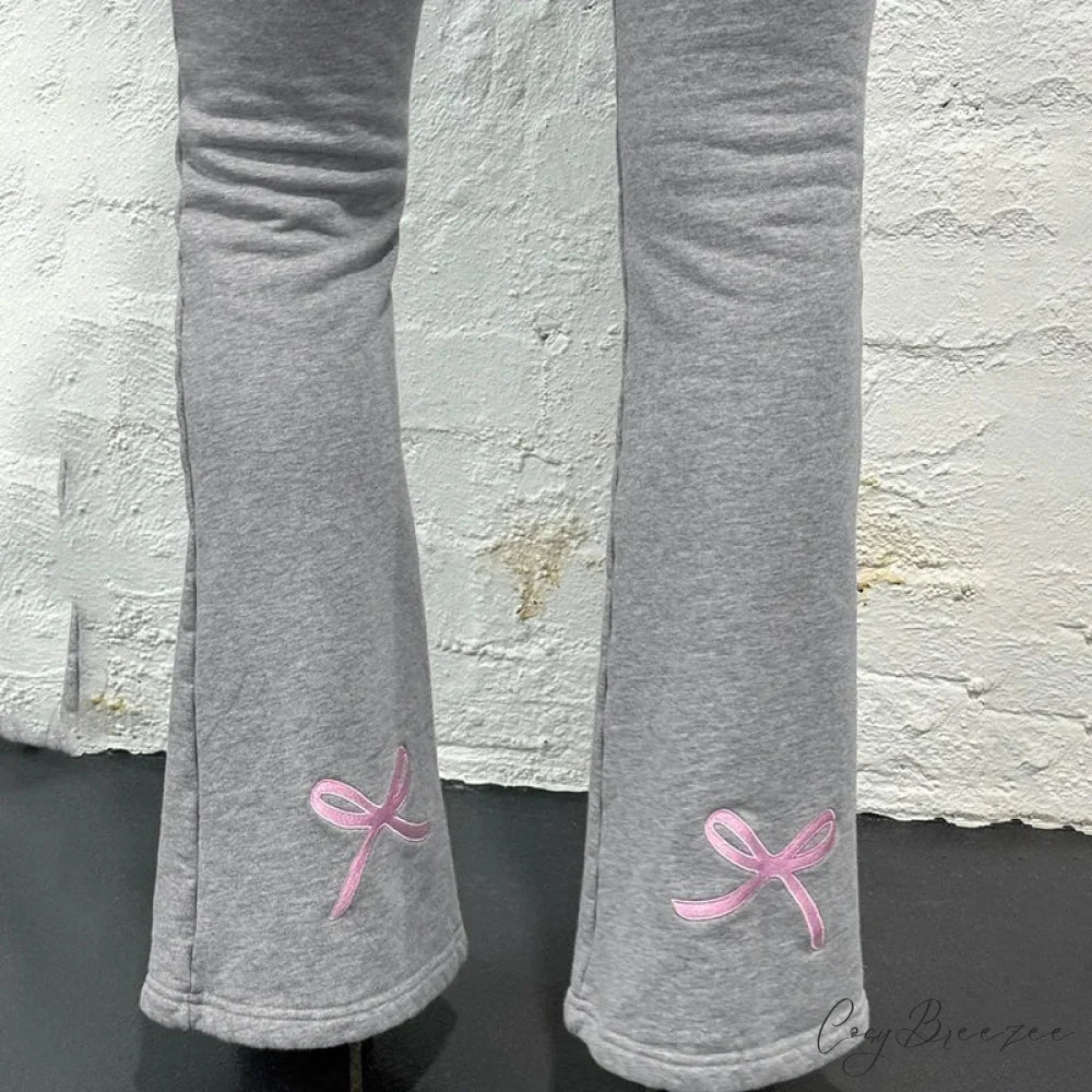 Merino Wool Knitted Office Lady Simple High Waist Straight Pants
