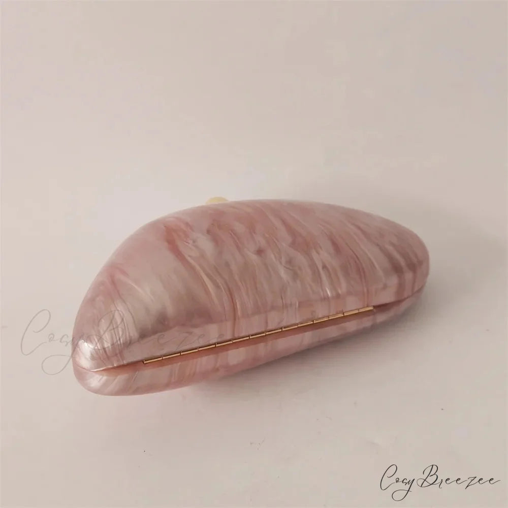 Mini Blue Light Pink Acrylic Box Clutch clutchbag-250126