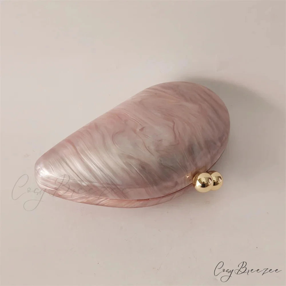 Mini Blue Light Pink Acrylic Box Clutch clutchbag-250126