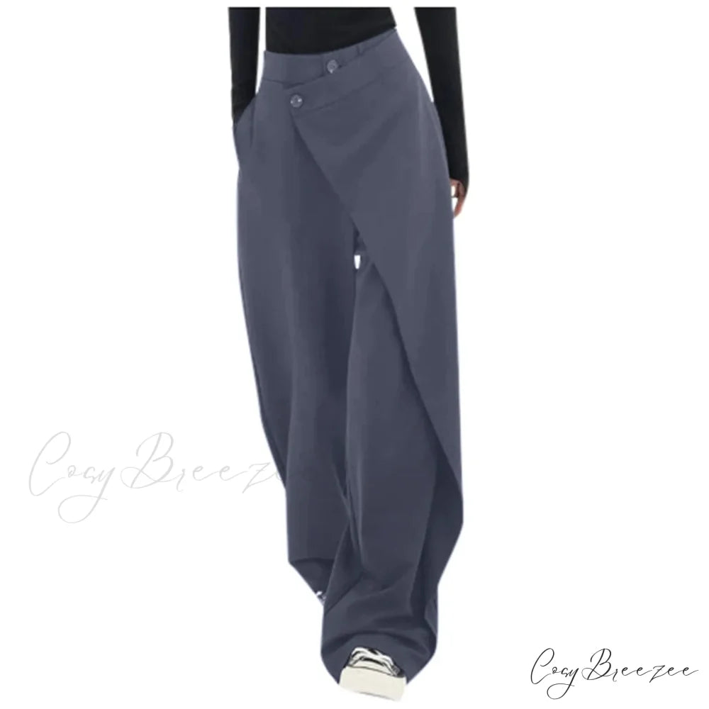 Minimalist Business Relaxed Pants Grey / S pants-241228