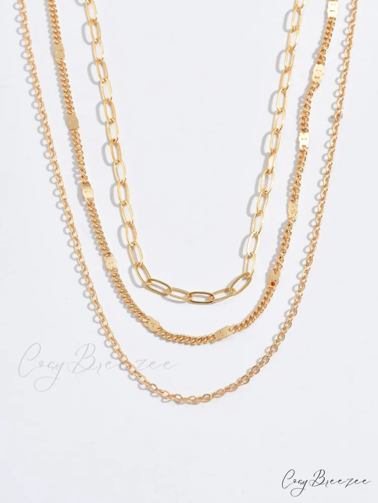 Minimalist Layered Chain Necklace