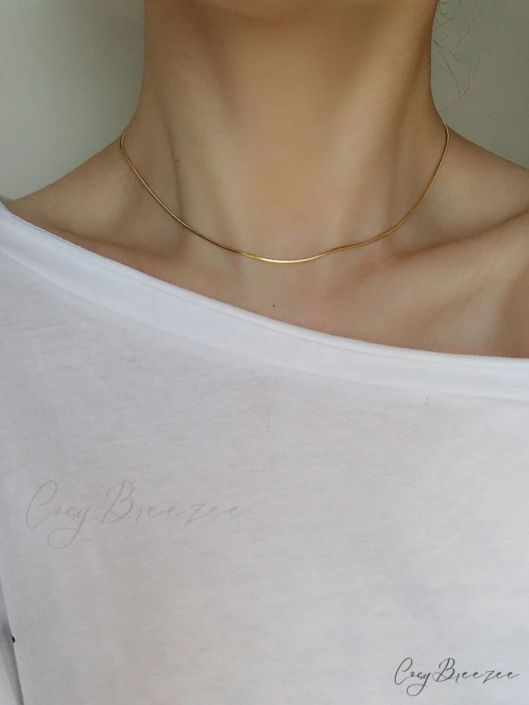 Minimalist Stainless Steel Necklace
