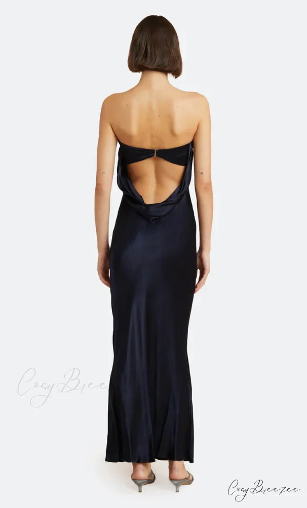 Moon Dance Stylish Strapless Dress 30 Days / 4 / S / Black