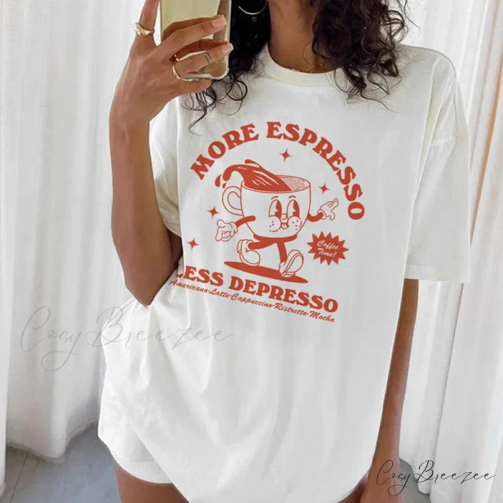 More Espresso Playful Coffee Tee t-shirt-250223