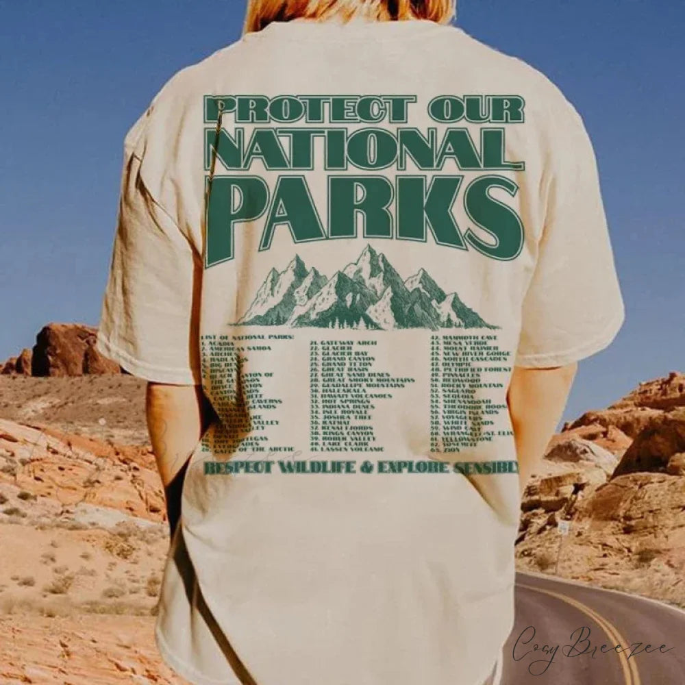 National Parks Stylish Graphic Tee