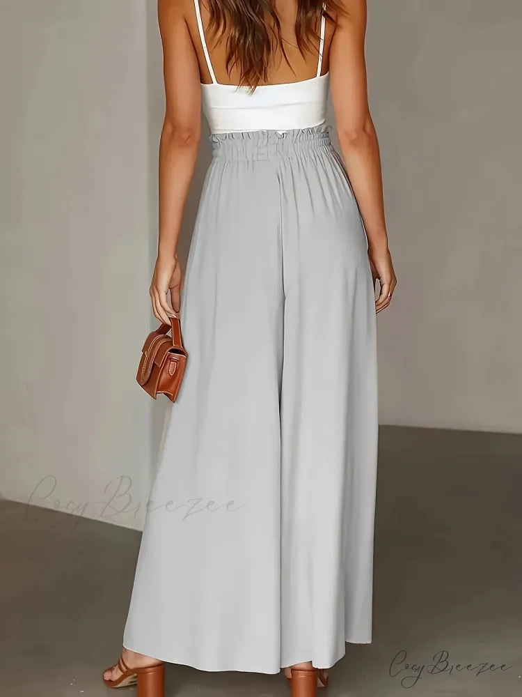 Neon Pull-Tie Wide-Leg Utility Pant pant-250223