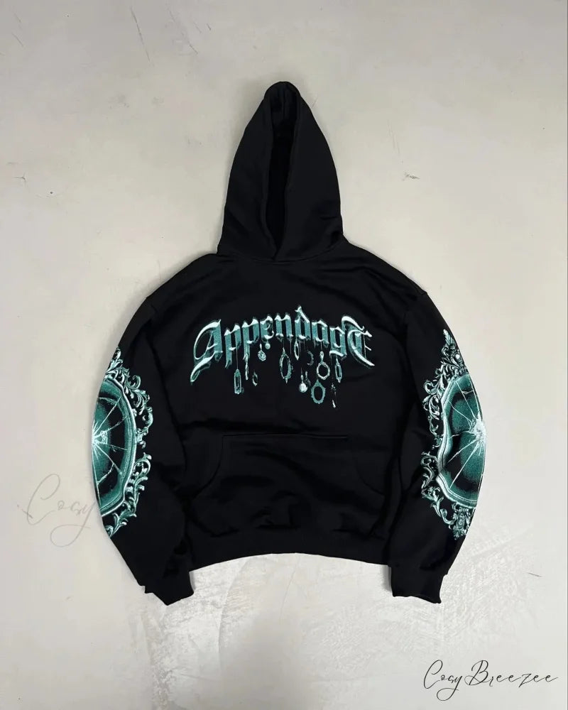 New Printing Loose Hoodie hoodies-241228