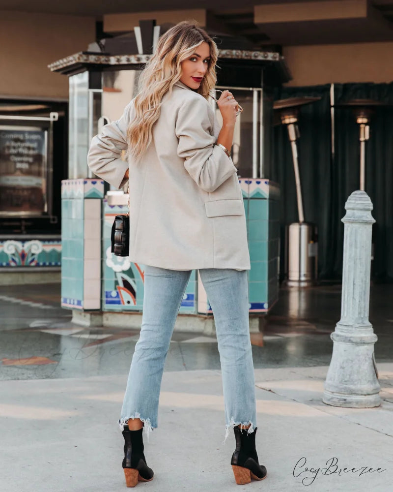 Nicolet Peacoat with Pockets