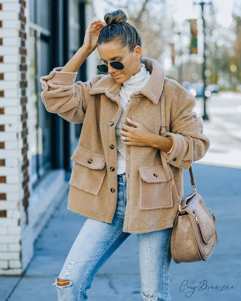 Noble Teddy Jacket - Camel