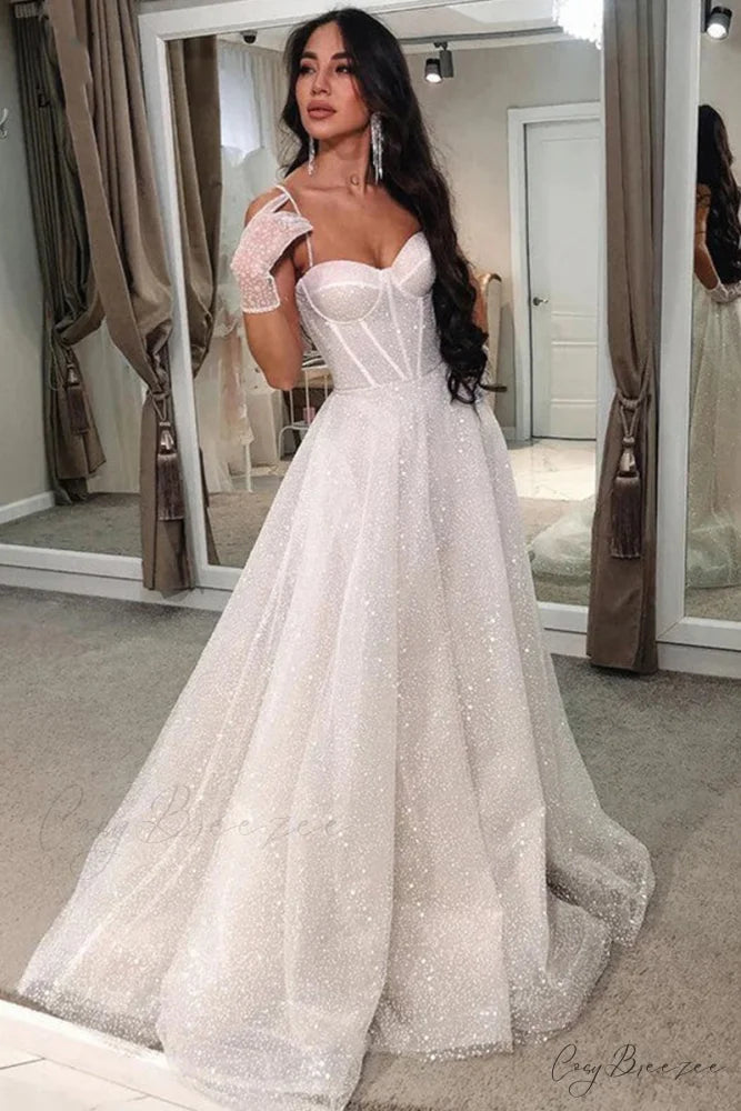 Norah Sparkling Graceful Wedding Dress