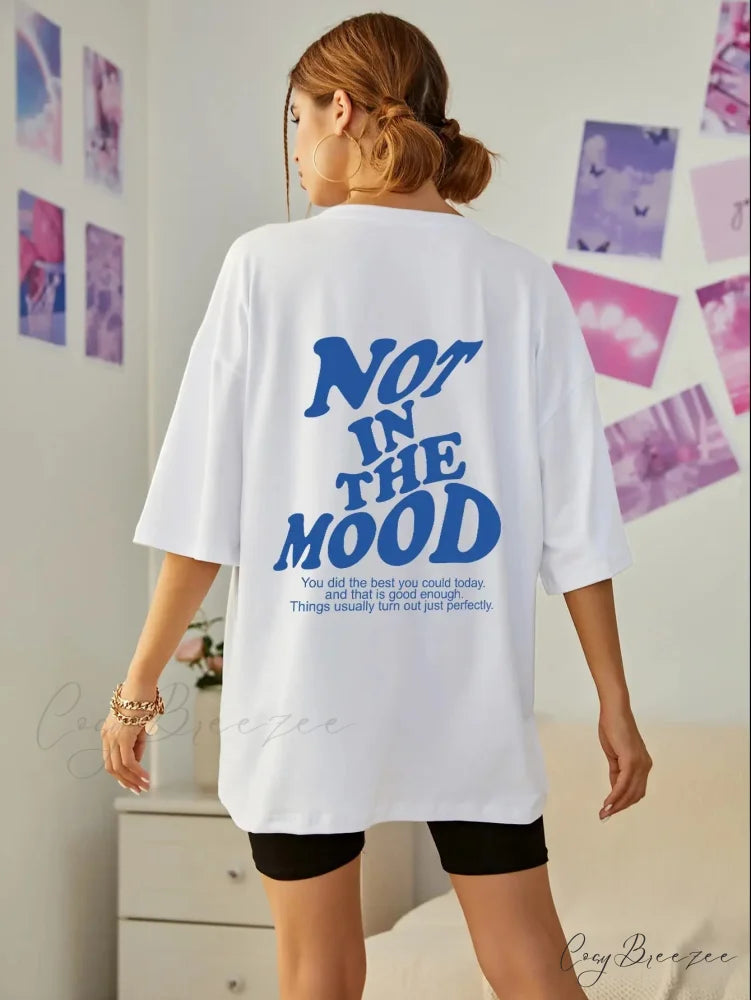 Not In The Charming Mood Graphic Tee White / M