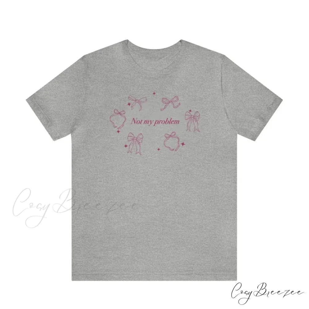 Not My Stylish Problem Graphic Tee GRAY / S