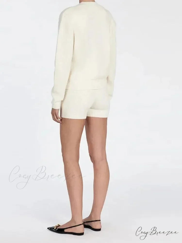 O-neck Button Cardigan cardigans-241228