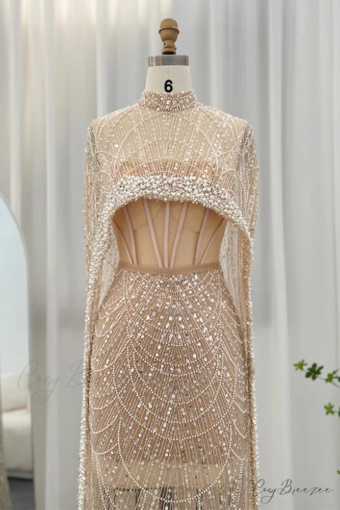 Olivia Pearl Graceful Embellished Maxi Dress