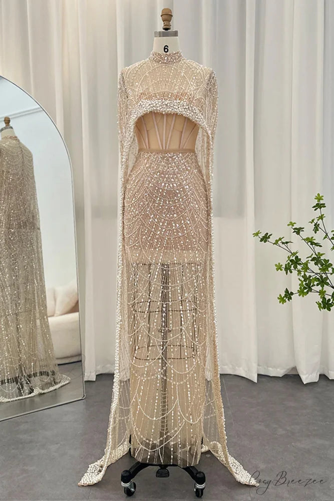 Olivia Pearl Graceful Embellished Maxi Dress