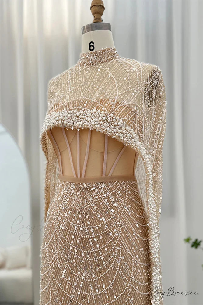 Olivia Pearl Graceful Embellished Maxi Dress
