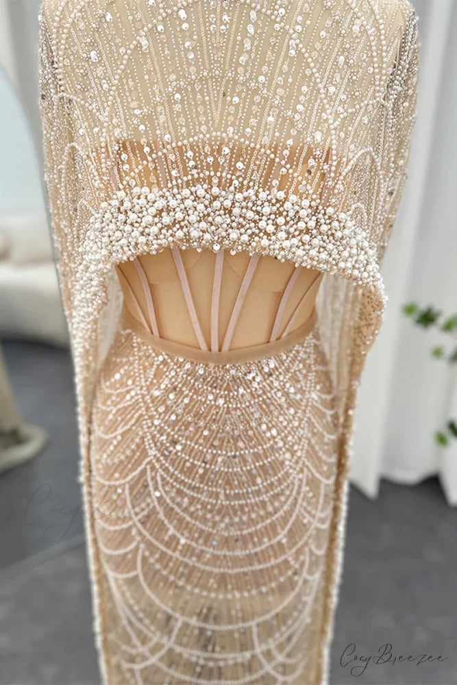 Olivia Pearl Graceful Embellished Maxi Dress