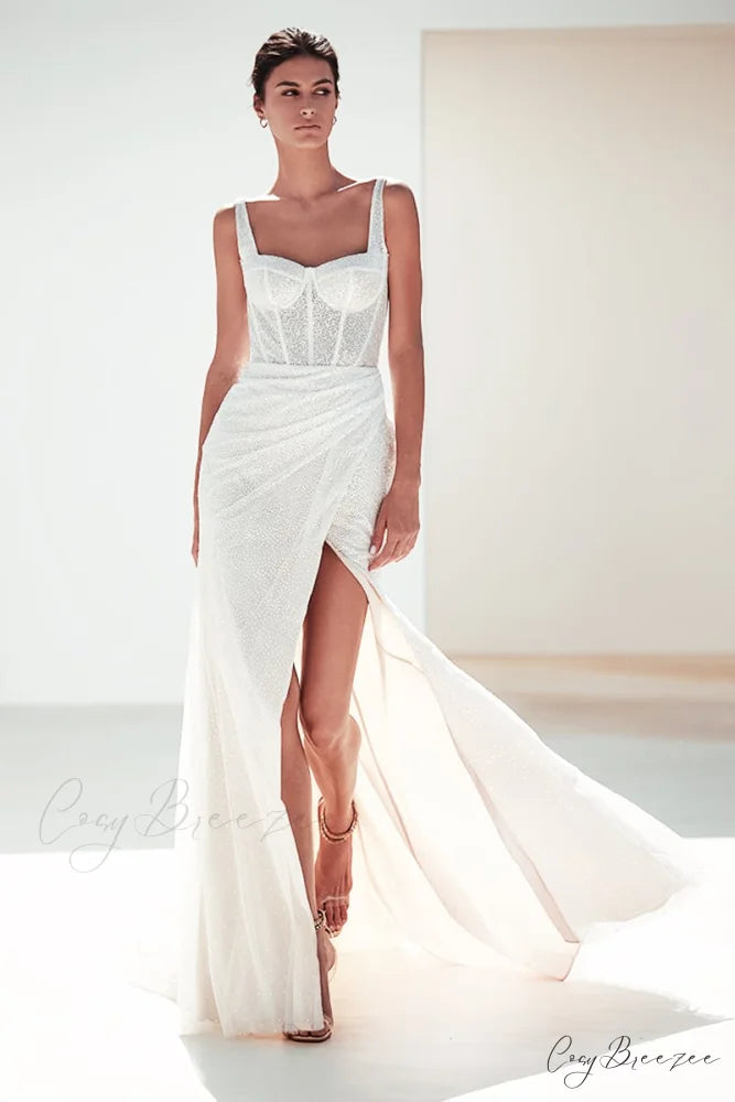Olivia Sparkle Graceful Wedding Dress Ivory / 2