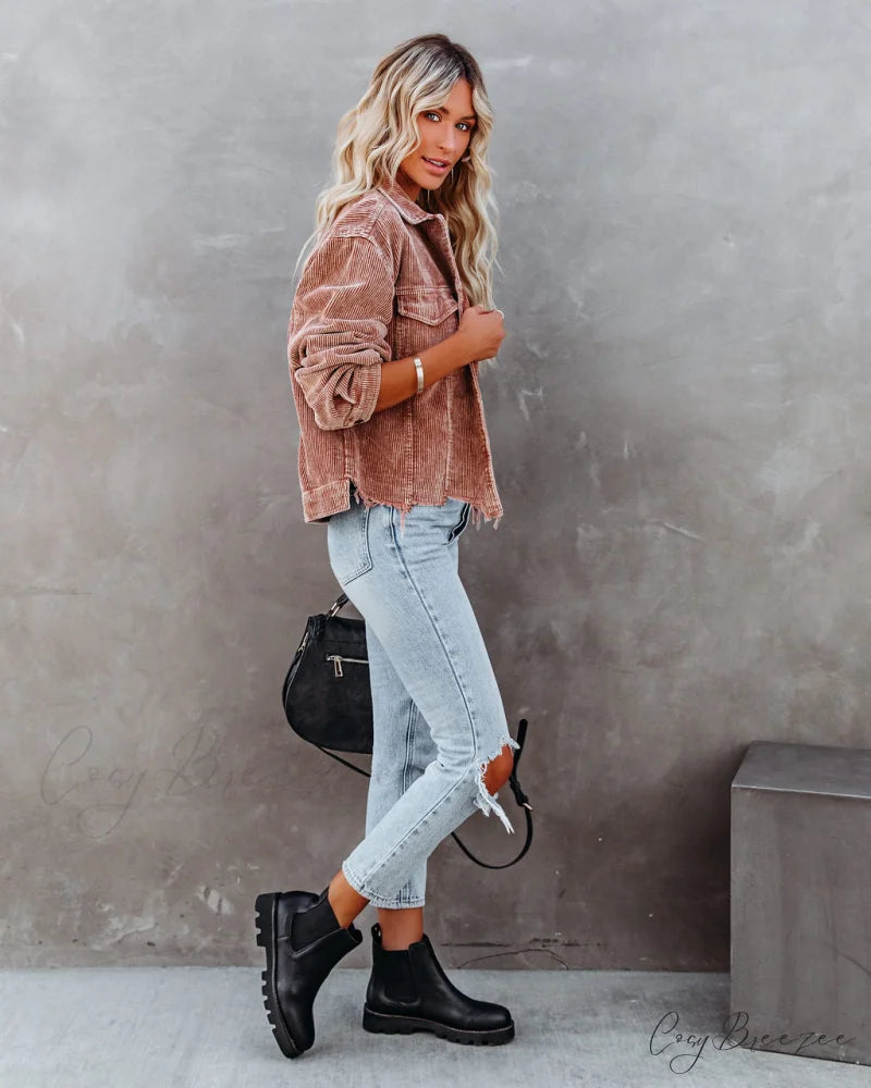 Paddington Corduroy Jacket - Camel