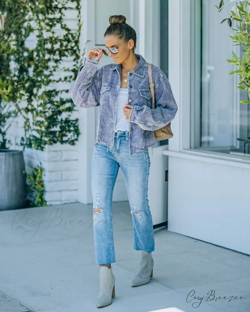 Paddington Corduroy Jacket - Lavender