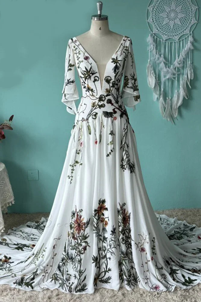 Paradise Love Graceful Embroidered Wedding Dress