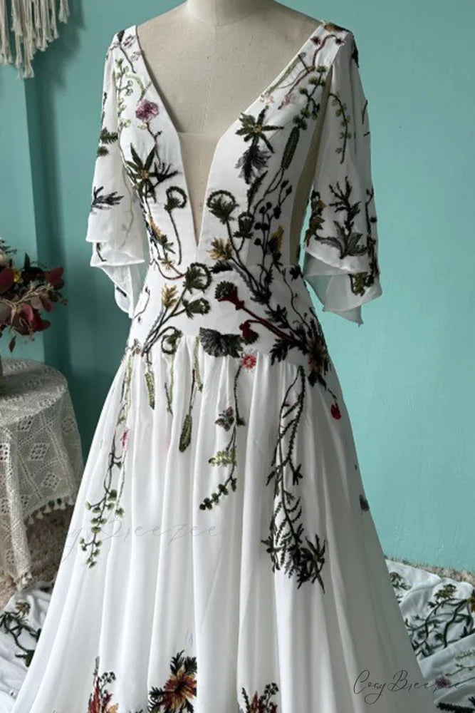 Paradise Love Graceful Embroidered Wedding Dress
