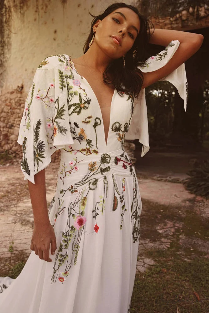 Paradise Love Graceful Embroidered Wedding Dress