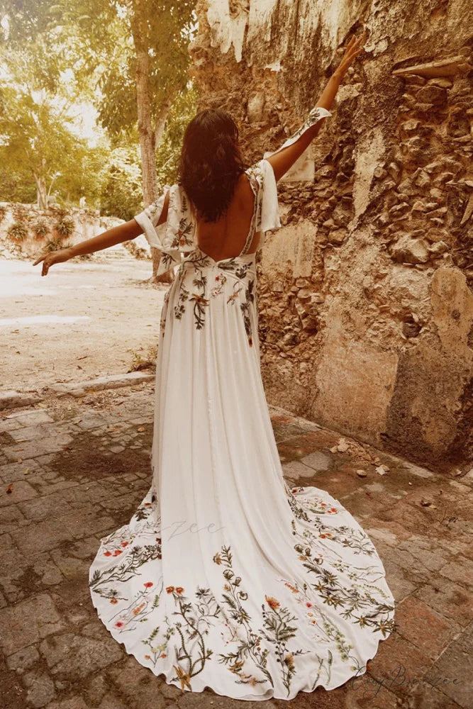 Paradise Love Graceful Embroidered Wedding Dress