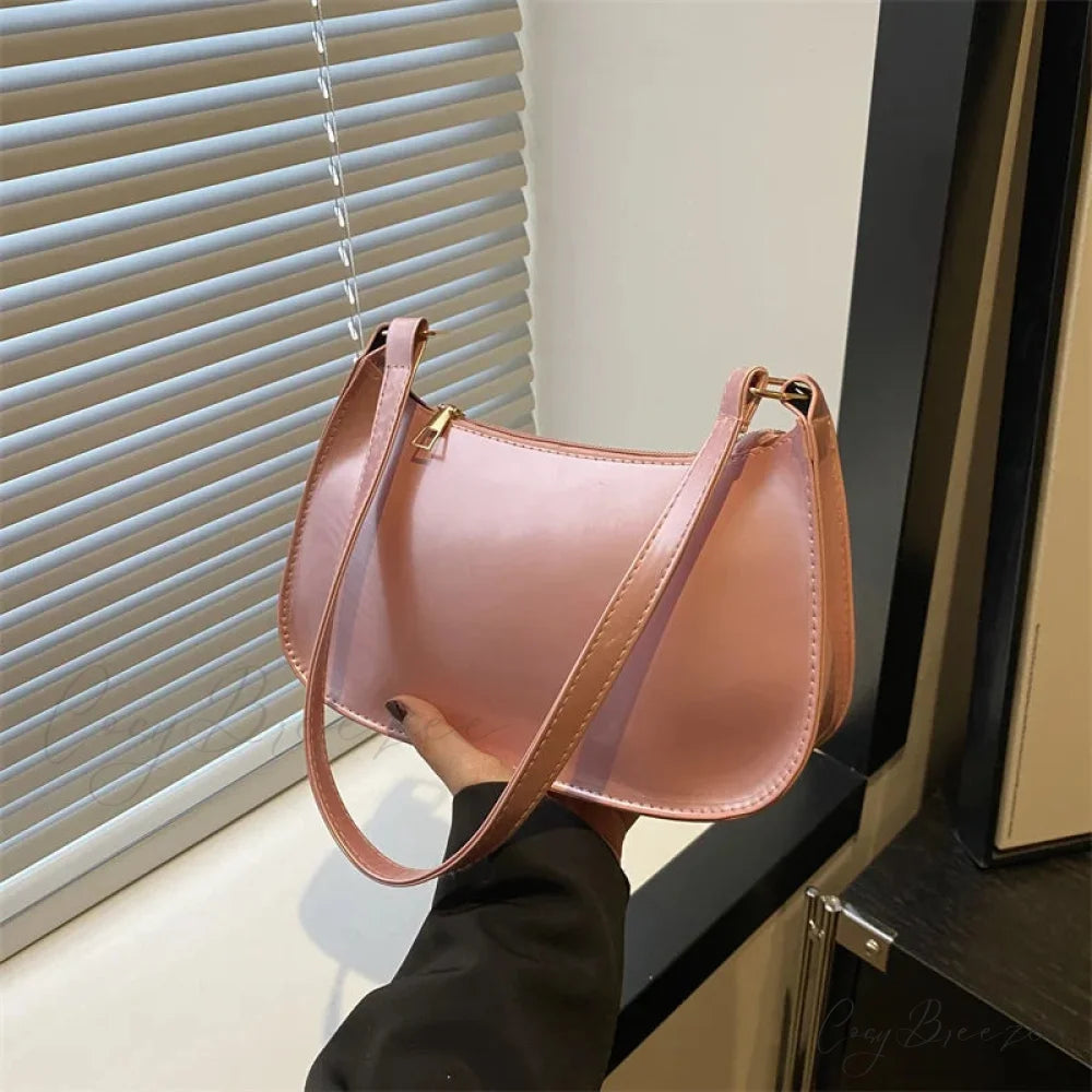 Patent Leather Versatile Fashion Shoulder Bag shoulder-250126