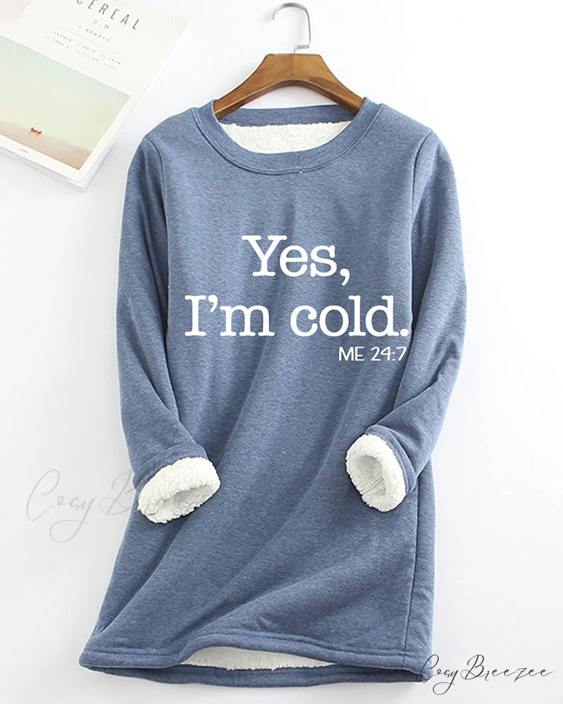 Patterned Pullover Sweatshirt Blue / S