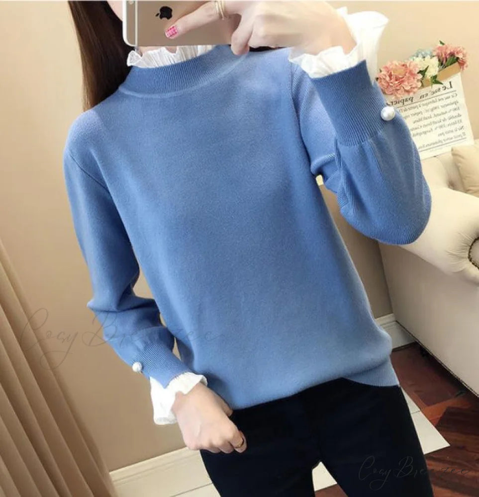 Pearl Embellished Holly Sweater
