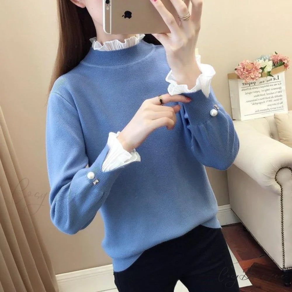 Pearl Embellished Holly Sweater