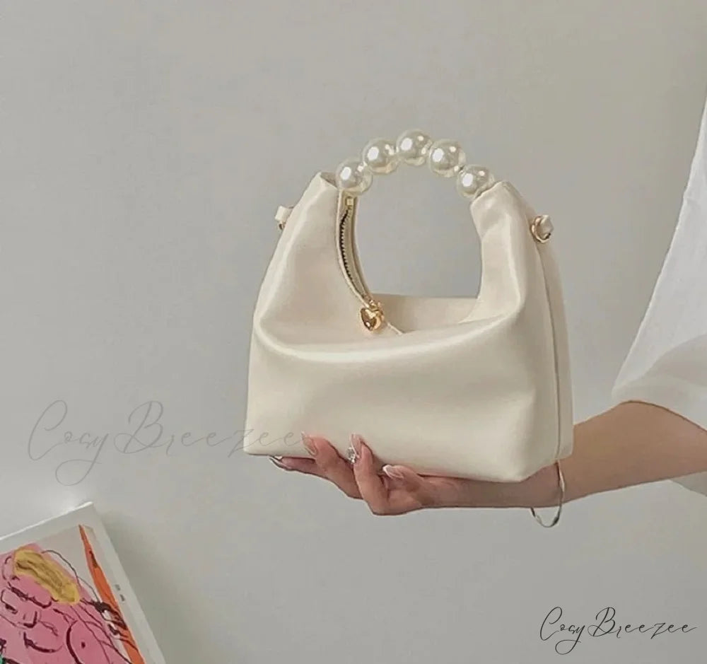 Pearl Handle Fashion Clutch clutchbag-250126