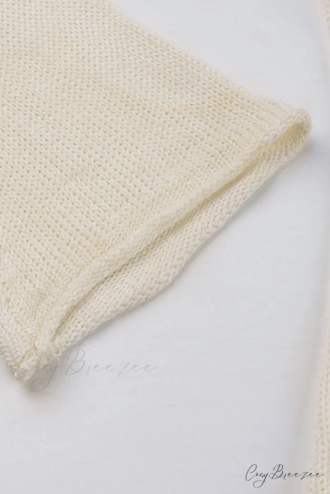 Pentagram Jacquard Crimping Jumper