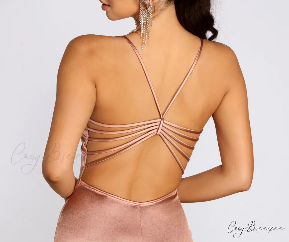 Phoebe Strappy Stylish Back Mermaid Dress