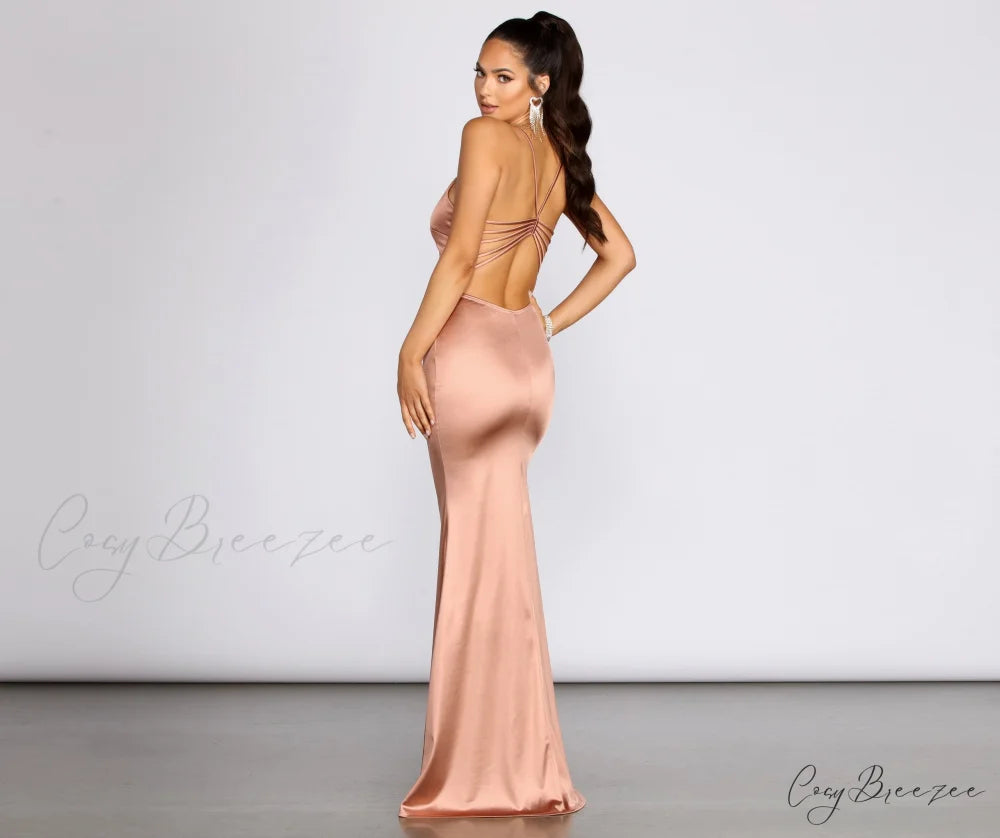 Phoebe Strappy Stylish Back Mermaid Dress